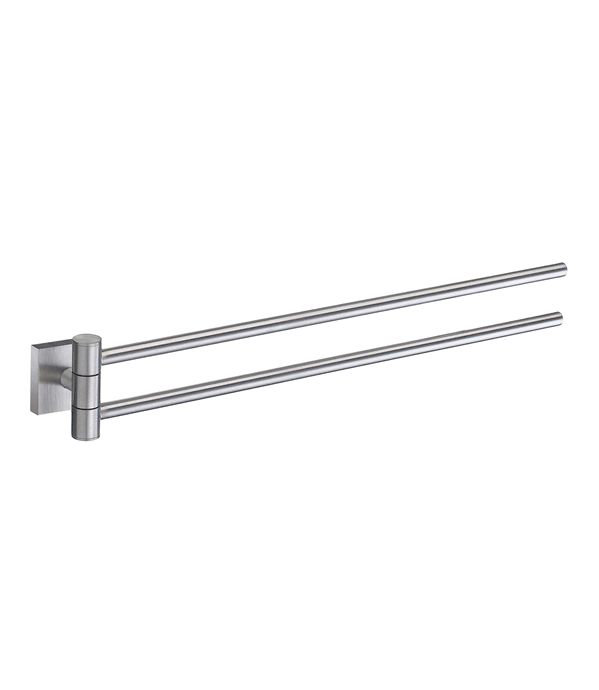 52 cm L Wall Mounted, Brushed Chrome