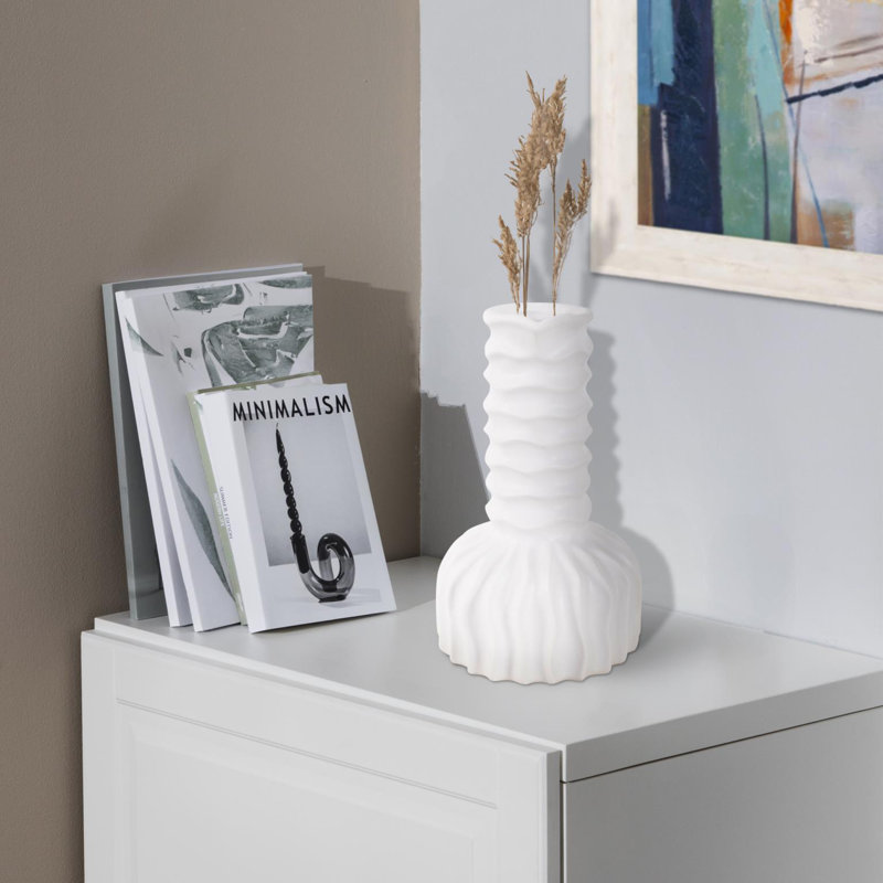 Hammontree Herring Bulbous Abstract Vase- Tall