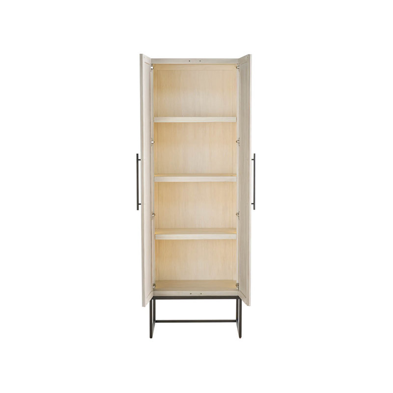 Dwell 2 - Door Solid Wood Armoire, Light Bronze