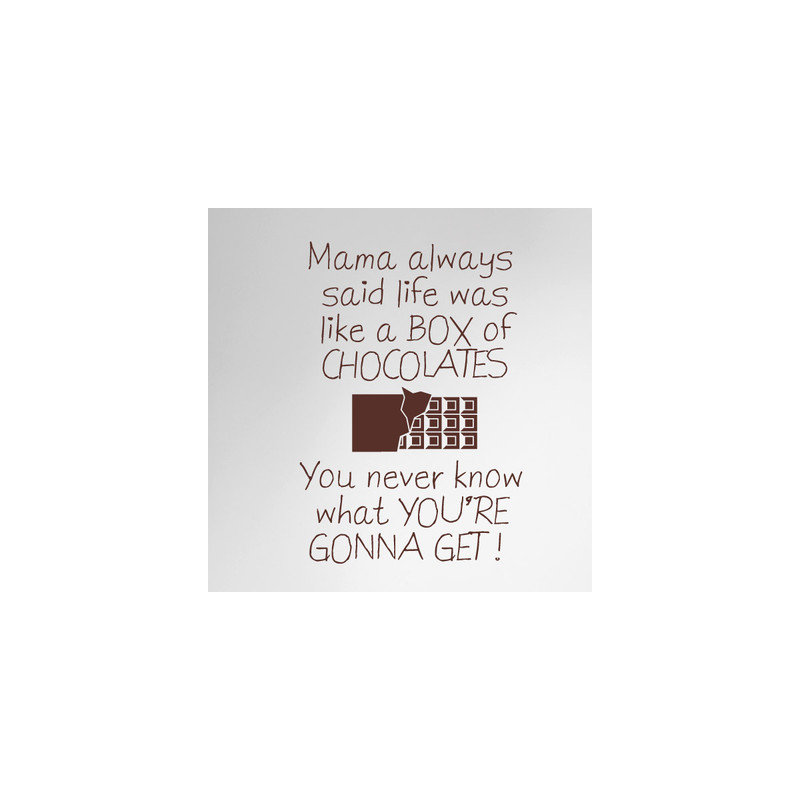 Non-Wall Damaging Wall Decal, Brown