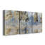Blue Golden Forest - toile tendue avec châssis de qualité supérieure - prête à être accrochée-1986520733