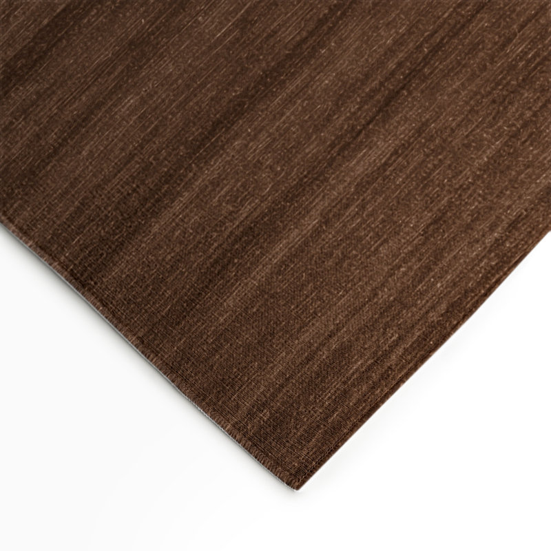 Tapis brun uni d'intérieur et d'extérieur, Rectangle 5 pi x 7 pi