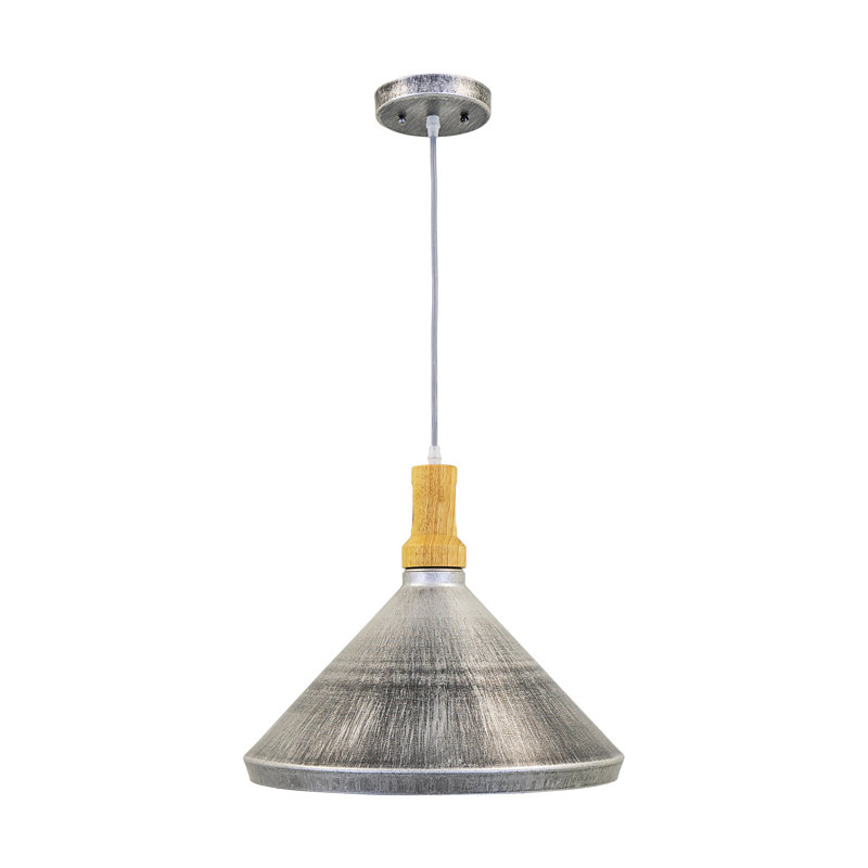 Luminaire suspendu 1 lumière à cône simple Tedrow