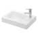 WS Bath Collections Minimal Ceramic 14.1'' White Ceramic Rectangular Bathroom Sink