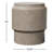 Cassis Concrete Accent Stool-2100247986