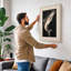 Leaping Salmon Japandi - Wrapped Canvas-1145197200-1145197231