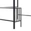Lit mezzanine double Axel avec bureau et tablettes intégrés, une solution multifonctionnelle pour un sommeil confortable, une étude efficace et un rangement organisé