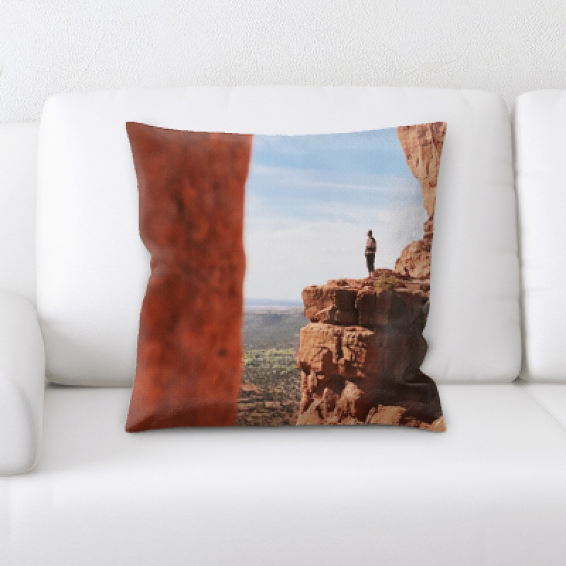 Microsuede Throw Pillow