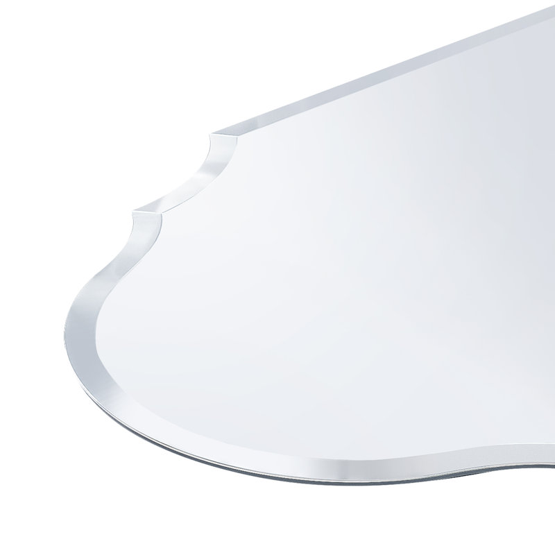 Miroir mural biseauté sans cadre, 40 po x 24 po