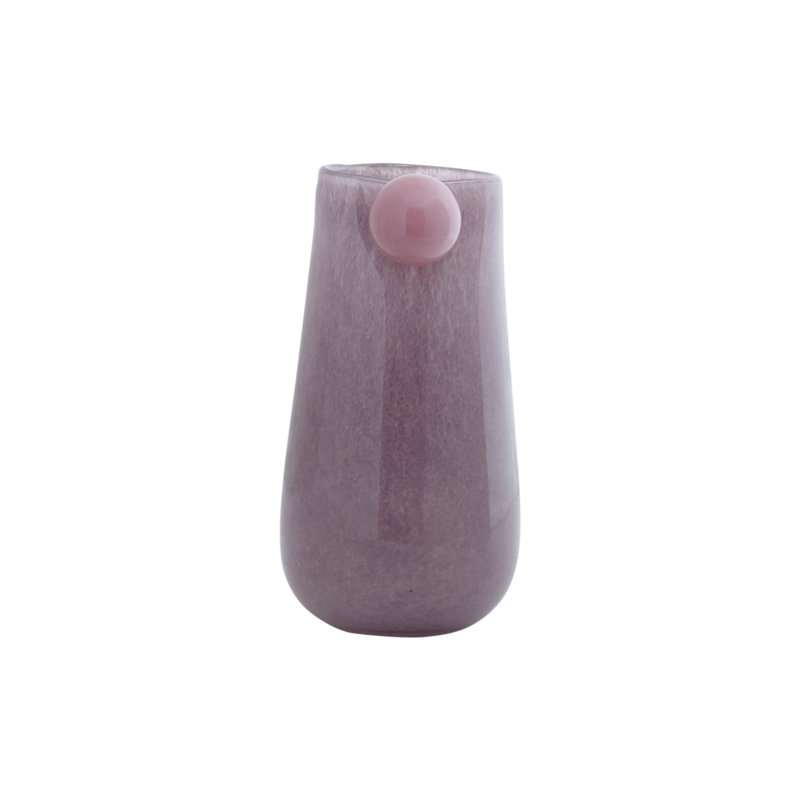 Glass Table Vase, Purple