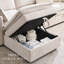 Canapé modulaire de 86 po avec grand espace de rangement, canapé modulaire en U en chenille avec repose-pieds, avec coussins de siège profonds et coussins décoratifs-2066905050-2066905047-2066905045