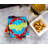 Glass Square 4 Piece Coaster Set