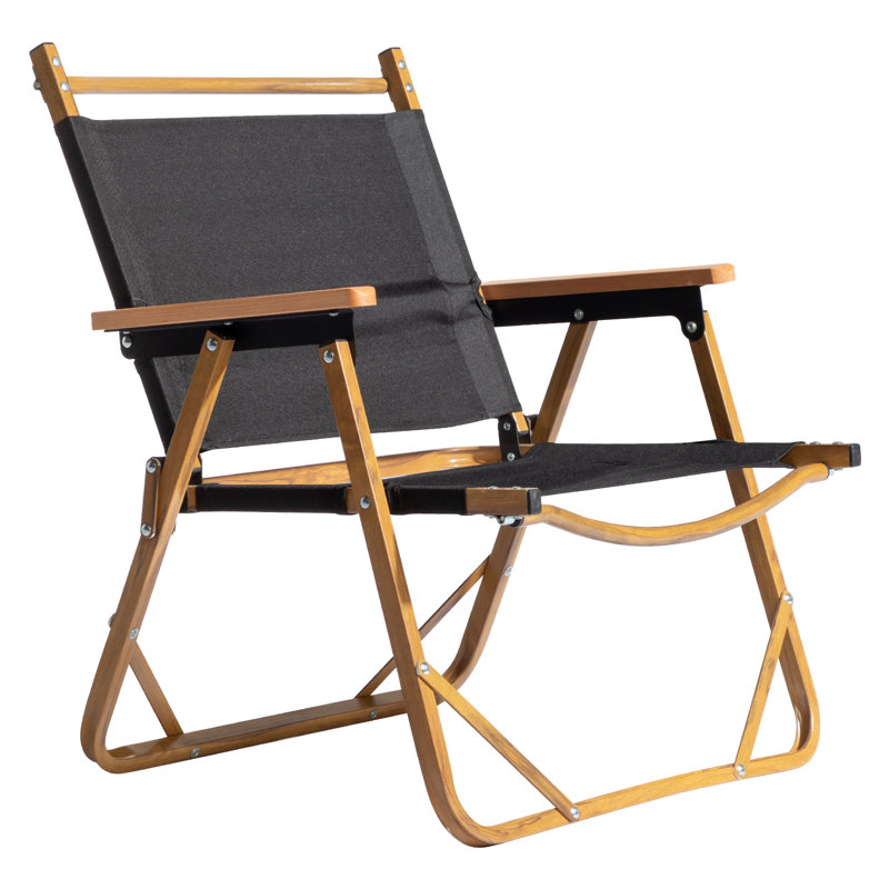 Chaise de camping pliante Sakhi, Brun