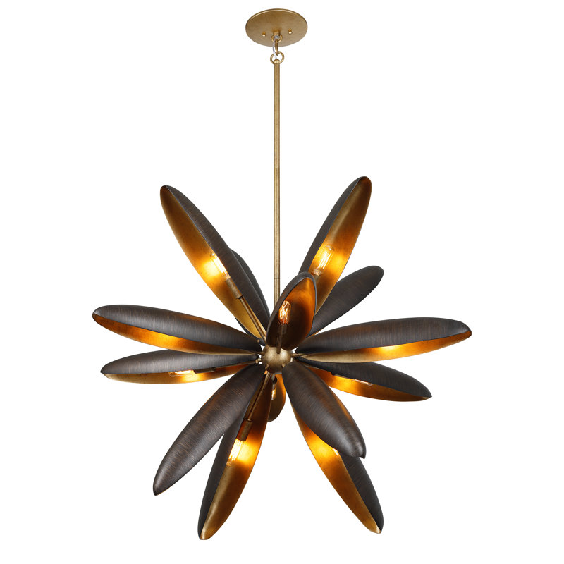 Lustre fantaisie à intensité variable 14 lumières Estrella Del Mar