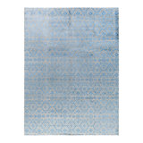 Overdyed One-of-a-Kind 9' 3" X 12' 4" Hand Knotted Area Rug