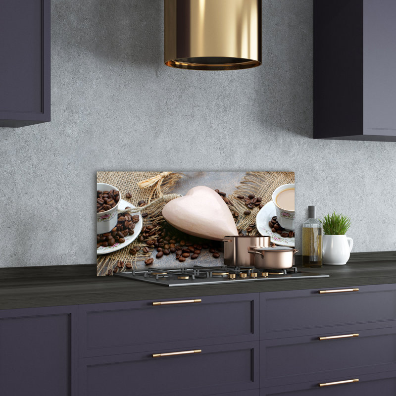 Louby 50cm W x 100cm L Glass Peel and Stick Panel