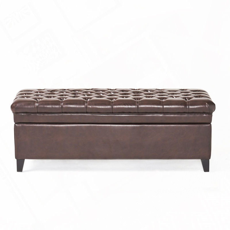 Upholstered Bench With Storage Space