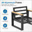 Ensemble de canapé d'extérieur 2 pièces 3 pièces, mobilier de patio en aluminium toutes saisons 75 pouces avec table basse