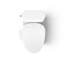 Toilette allongée compacte à une pièce avec cordon dissimulé Spacité, 1,28 gallon par an (siège non inclus)