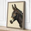Donkey Study Boho - Wrapped Canvas-646526568-646526590