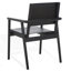 Hutson Leather Upholstered Dining Arm Chair-1681677702