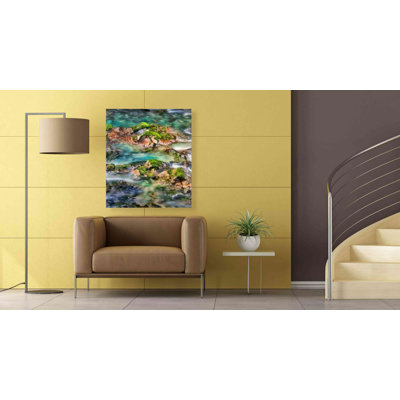 «Mossy Rocks» par Dennis Frates, art mural sur toile