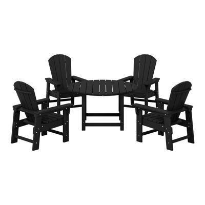 Laguna Kids Adirondack 5-Piece Round Table Dining Set