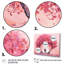Couple romantique sous un arbre rose I - Art mural romantique-573233077-573233082