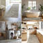 Tapis de couloir lavable en toile taupe-1637589693-1637589694