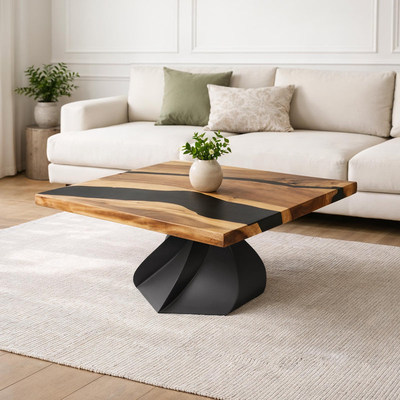 Table basse Papao, L 35 po x l 35 po x H 18 po, Carrée