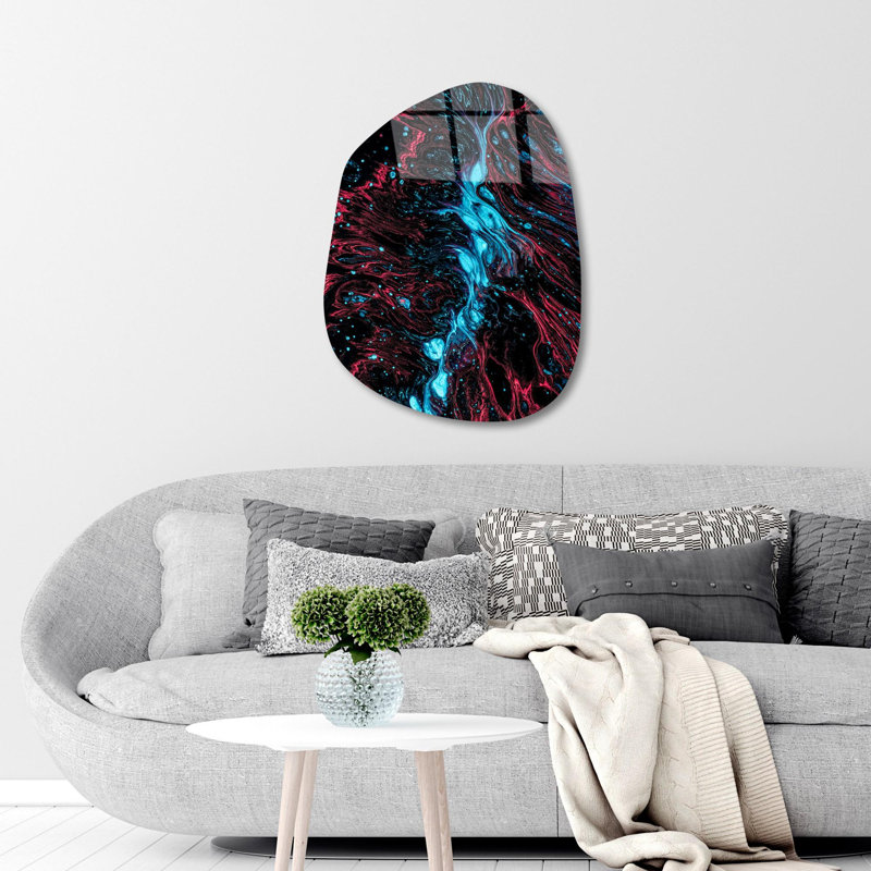 Superbe peinture décorative en verre trempé de 19,7 po x 27,6 po | 100% verre trempé, épaisseur: 0,16 pouce | Impression de surface arrière résistante à la décoloration, couleurs vives qui durent | Parfait pour la décoration de la maison et du bureau
