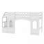 Lit mezzanine simple avec escalier de rangement et fenêtre-1477723616