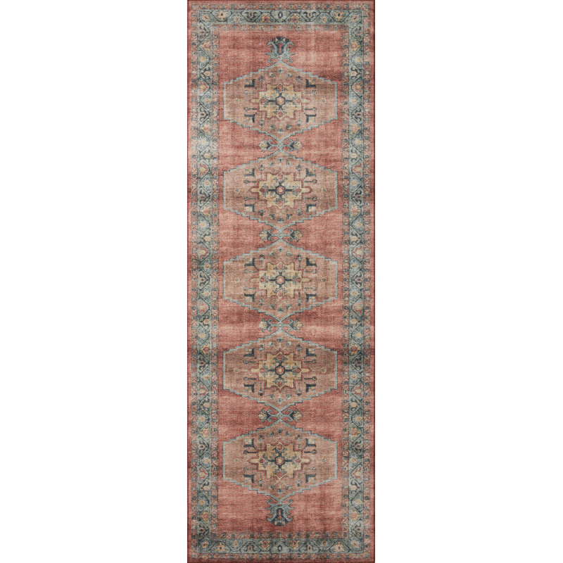 Jujhar Oriental Indoor Rug, Rectangle 2'6" x 7'6"