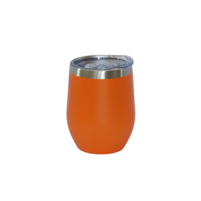 Creative cadeaux international 12 oz. Verre à vin en acier inoxydable à double paroi