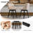 Hokku Designs & Makiba 360° Swivel Counter Height Bar Stool - CertiPUR-US Foam, Solid Wood Frame, Linen Upholstery-718174141-717743519