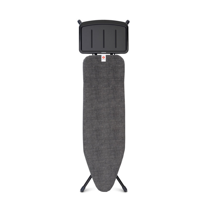 Planche à repasser moyenne de taille B avec support à vapeur solide, Denim noir