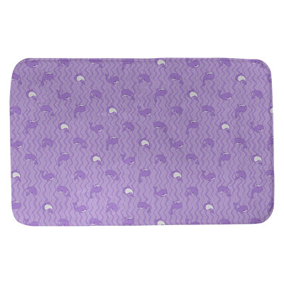 Tapis pour salle de bain katelyn elizabeth baleines Avicia