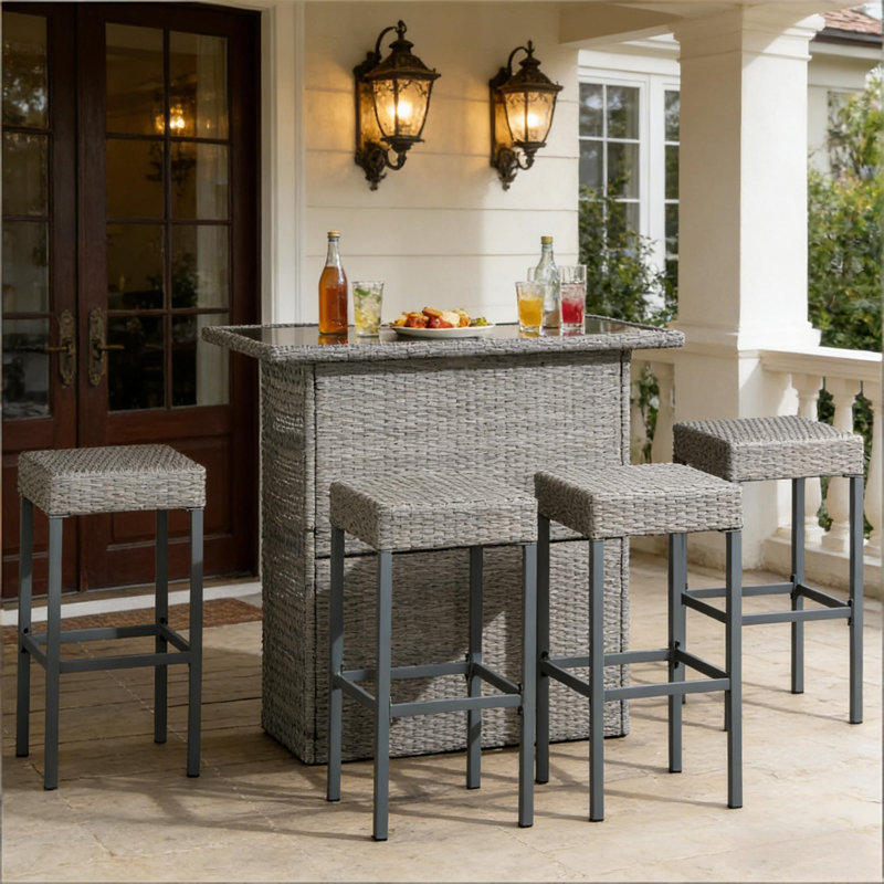 Table et chaises d'extérieur