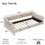 Canapé-lit compact avec rangement | Design en velours rembourré pour les salons et les chambres d'amis-848345164-848345166