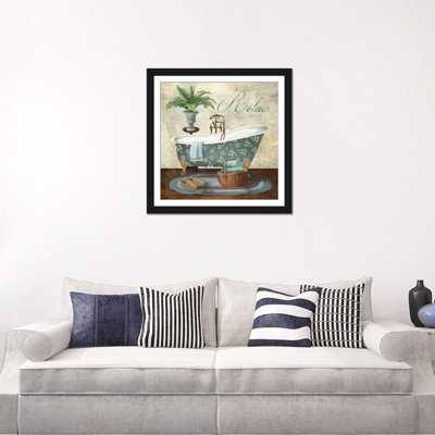 «Bath Relax», impression sur toile