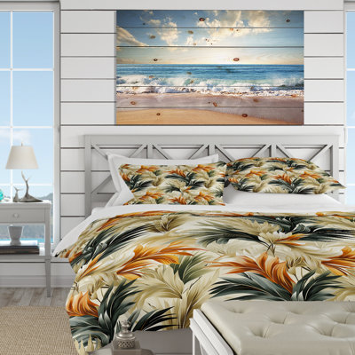 Natural Elements Tropical Pattern Duvet Cover