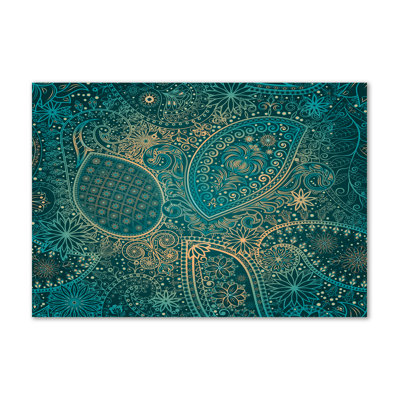 Ornaments Background - Wrapped Canvas Print