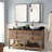 Bathroom Wall Mirror with Rectangular Metal Frame-1659035192-1659035199
