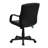 Mid-Back LeatherSoft Swivel Task Office Chair with Arms - Home Office