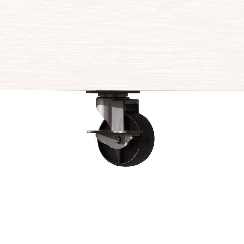 144.4 cm W Kitchen Island with, White