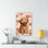 Impression sur toile «Cute Puppy Red Heart» - Urban Studio