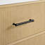 Meuble-lavabo mural double 72 po en chêne scandinave Francesca