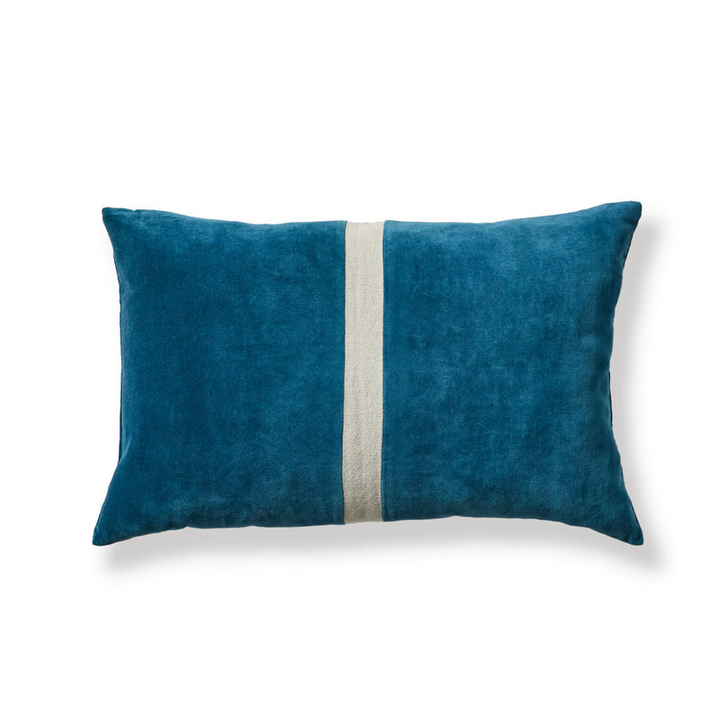 Dannis Throw Pillow Cover, Teal
