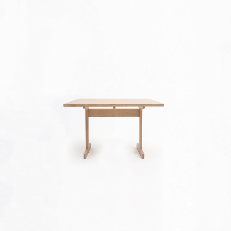 KufenKarl Solid Wood Dining Table, 29" H x 48" L x 32.75" D, Oak Nature