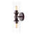 Barfield Edison Cylinder Iron/Seeded Glass Farmhouse Contemporary LED Wall Sconce-1159594733